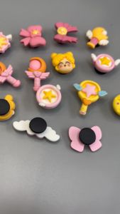 Bộ 14 Jibbitz Sticker Charm 3D chủ đề thủy thủ DIY nhựa cứng gắn Dép Crocs Cross Dép Sục Cá Sấu MayTo