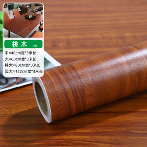 Waterproof Self Adhesive Wood Grain Wallpaper PVC Tabletop Furniture Renovation Sticker Real Wood Skin Boeing Paper