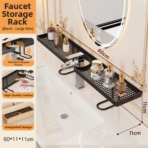 Waterproof Organizer Stand for Bathroom Faucet