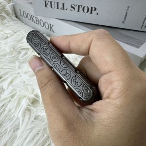 Fidget Slider Push Fried Stick PPB Desk Toy Adult Decompression Metal EDC  Metal ADHD Leisure Tactile CoinsGifts