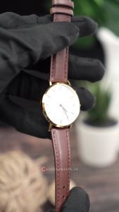 Jam Tangan Wanita Casio General LTP-VT01GL-9B Dial Dark Brown Leather Strap