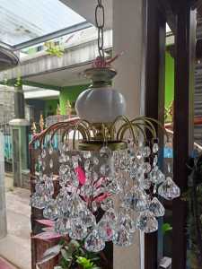 Lampu hias kristal cemot/ Lampu gantung modern / Lampu gantung hias kristal / Lampu kristal / Lampu hias bandung / Lampu hias kamar / Lampu hias gantung diamon / Lampu hias cantik / lampu dekorasi rumah /lampu hias kamar tidur / lampu hias gantung mini