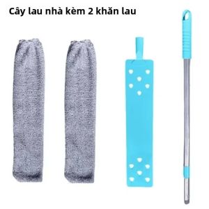 BUYYES Tay Cầm Dài Lau Bụi Sàn Microfiber & Trần Dụng Cụ Vệ Sinh Cho Giường Sofa Đáy Loại Bỏ Bụi Hộ Gia Đình Bàn Chải Làm Sạch