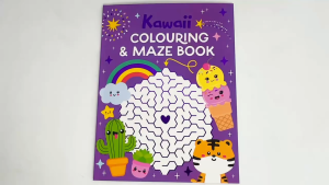 Kawaii Mazes & Colouring Book With Over 40 Activity Fun