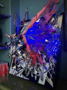 Broken Mirror Gundam Model MB Soul Blue Strong Attack Free Mg White Xueji PG Material Package Anime Mecha Hand Toy