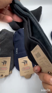 ถุงเท้า ข้อสั้น Free size 1 แพ็คมี 12 คู่ สีพื้น / มีลาย สินค้าพร้อมส่ง