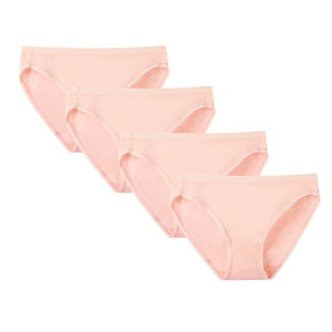 Black Large Size Pure Cotton Underwear Womens mid Waist High Slit Butt Covering Antibacterial Simple Comfortable Naked Feel Sports Triangle Pants