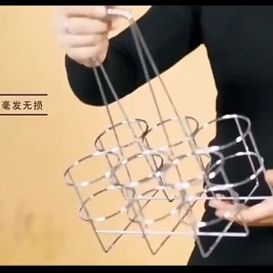 ตะกร้าใส่ขวดเบียร์ 6ช่อง พวงตะกร้าใส่ขวด พวงหิ้วใส่ขวด