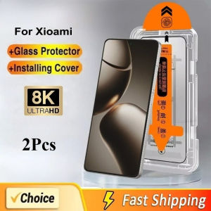 2Pcs 8K Dust Free Glass For Xiaomi 15T 14T Pro 14 13 12T 13T Pro Mi 15 Screen Protectors Easy Installation Protective Glass