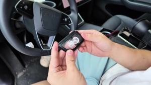 Futhope A-pillar Dashboard Phone Holder Base for Tesla Model 3 Highland Model Y Juniper Model YL 17MM Mobile Base Stand