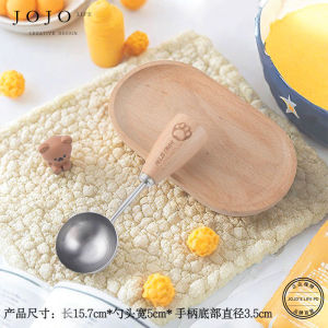 Stainless Steel Ice Cream Spoon Multi-Function High Aesthetic Value for Coffee Tools Dining Utensils European Style Universal