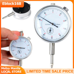 【0-10MM(High Accuracy)】Precision 0.01mm Dial Indicator Gauge 0-10mm Meter Precise 0.01mm Resolution Indicator Gauge Mesure Instrument Tool Dial Gauge Dial-Indicator