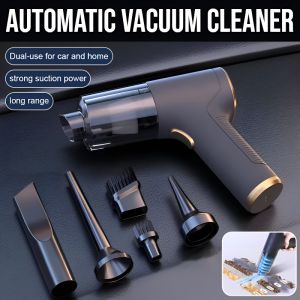 4-In-1 Automatic Vacuum Cleaner: A Portable & Efficient Solution
