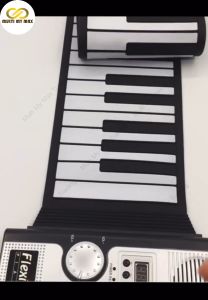 Portable 61 Keys Roll Up Silicone Foldable Electronic Piano Pad Kit Digital Roll Up Piano (Ready Stock)