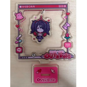 Swing Acrylic Stand Sign Needy Girl Overdose Cartoon Desktop Ornaments Decorate Student Anchor Model Toys Figure Birthday Gift