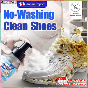💎SG stock💎 Japan White shoes cleaner spray / Wash-free Sneaker cleaner spray / Shoe whitener / White shoes cleaner foam 小白鞋清洁剂