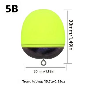 Phao Câu Cá Hình Cầu Bằng Gỗ ZYZHE 1 Cái Chất Lượng Cao Kiểu Bobber Đá Biển Với Dây Ngoài Dùng Cho Câu Cá Cách Bờ.