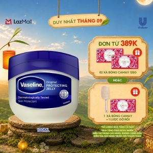 Sáp dưỡng ẩm Vaseline Protecting Jelly 100ml (85g) (tùy chọn Original / Cocoa butter / Aloe)