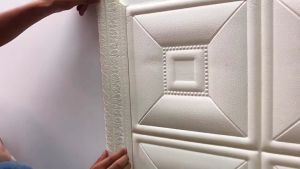 【SALE】3D Wall Skirting Wallpaper （2.3Mx8cm）Self Adhesive PE Foam Boarder line for lining Wallpaper Waterproof Self-adhesive Wall paper Home Decor
