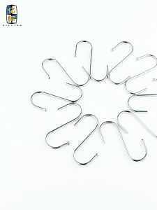 Móc Thịt Hình Chữ S Inox Dày 3mm Móc Tròn Treo Vật Dụng Đồ Đạc Gia Đình Dùng Trong Tủ Áo Nhà Bếp Móc Nhọn Các Loại Thịt