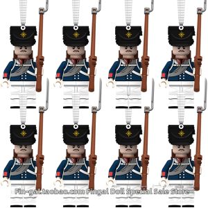 Napoleonic Wars Prussian Guard Soldier Figure Construction Toy