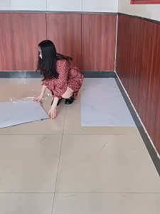 floor stickers water proof Vinyl tile floor Marble 30x30CM Grain Floor Stickers Self Adhesive waterproof PVC Wear-resistant