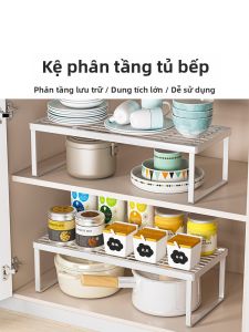 MENGBINFEN | Kệ Xếp Tầng Cho Tủ Bếp