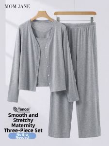 Mom Jane | Breastfeeding Summer Sleepwear Set Modifiable Padding Modal