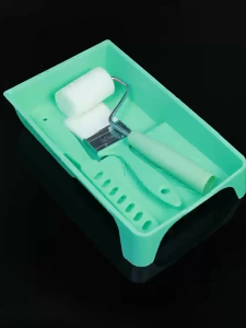 [24H SHIP] 1 SET PAINT ROLLER 4" W/ TRAY & PAINT BRUSH