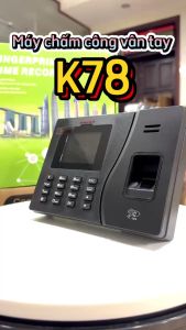 Máy Chấm Công Vân Tay & Thẻ Từ Password Ronald Jack K78 Lấy dữ liệu qua mạng tốc độ nhận diện nhanh