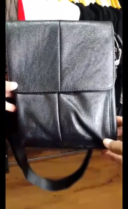 Tas Selempang Kulit Pria Klasik Penuh Gaya Everyday Carry Pu Leather Bag 1193-2