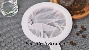 [EZY4LIFE] Penapis Jala Nylon Boleh Guna Semula 120/300/400 Mesh Mesh Reusable Nylon Sieve Multifunctioanl Fine Strainer Colander with Handle for Juice Soymilk Coffee