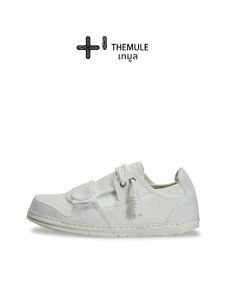THEMULE | Foot Shrinking Breathable Wide Toe White Sneakers Casual