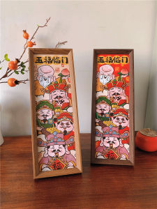 New Chinese Style Decorative Picture Frame Tabletop Display Living Room TV Cabinet Entrance Hall Decoration Artwork Home Ornament