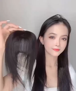 CHE HÓI NỮ - Tóc giả che phủ hói phủ bạc nữ có mái và không mái