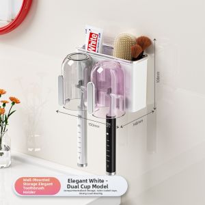 MEIJIAN | Wall-mounted Bathroom Storage Rack Drill-free