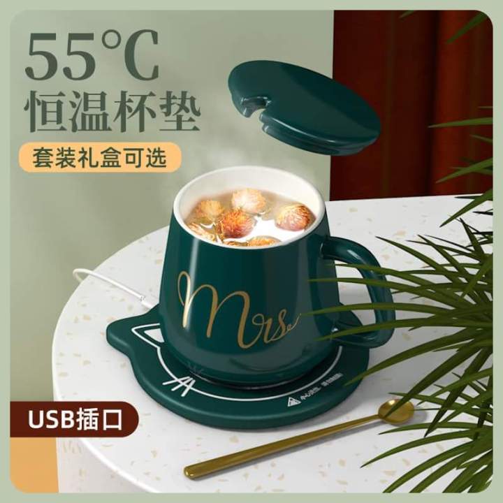 55度猫咪陶瓷保温杯 ♥所有女生都要有的 #暖暖杯 ,可以恒温55度的杯垫,自从有了这个恒温杯以后,喝东西从来不怕凉,随时拿都是暖暖的#我的佳 ...