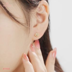 Bông Tai Nữ Vàng 14k BT450 Huy Thanh Jewelry