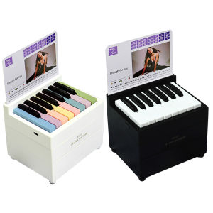 BT Piano Calendar 2025 15 Keys Piano Calendar with 27 Music Calendar Cards 52 Songs Mini Piano Calendar Gifts for Fans