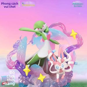 MENGYUANHUAN | Mô Hình Tượng Pokémon Sylphie & Eevee Dành Cho Gái Trang Trí Bàn