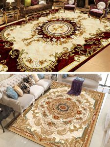 Modern Minimalist Living Room Bedroom Carpet Sofa Coffee Table Mat European Style Full Coverage Floor Rug American Chinese Style