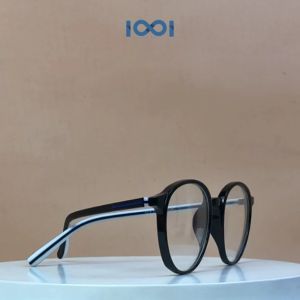 IOOI Eyewear -  Kacamata Bulat Metal PC Lensa Anti Radiasi Bluecromic Pria Wanita 2316