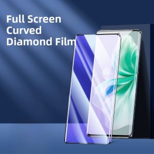 Vivo V30 V30E V30Pro 5G Curved Screen Phone Tempered Glass Film Water Condensing Privacy Protection Anti-Fingerprint Clear HD