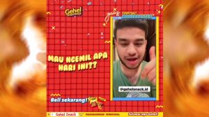 Gehel Mie Gulung (Milung) 200 gr - Rasa Pedas Jeruk Snack Makanan Ringan