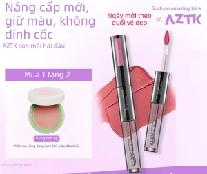 AZTK | Son Bóng  Dưỡng Môi Lâu Trôi  Chống Trơn Trượt
