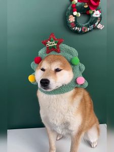 หมวกสัตว์เลี้ยง หมวกแมว หมวกน้องหมา หมวกคริสต์มาสสัตว์เลี้ยง พร้อบถ่ายรูปแมว หมา (ส่งเร็วจากกุรงเทพ) Merry Christmas