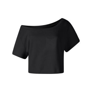 Asymmetric Shoulder Short Sleeve T-shirt