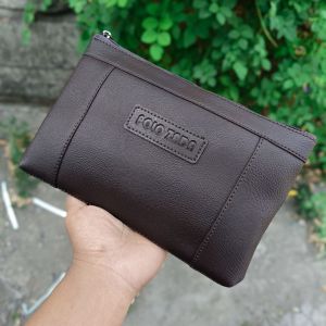 Cluth Bag Fashion Pria | HandBag Pria Merk Polozada Premium Class | Pouch Pria Kulit Sintetis Premium