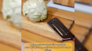 Cabbage Slicer Stainless Steel Kitchen Double-layer Slicer Fruit Shredder Homeware Kitchen Tool