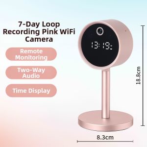 NIOYE | Wireless No-Power Home Remote Mobile Desk Ornament Night Vision HD 4G Surveillance Camera
